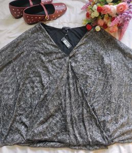 Silver Shimmer Party Top