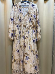 Bohemian Floral Print Maxi Dress