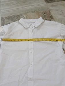 Classic White Button-Up Shirt