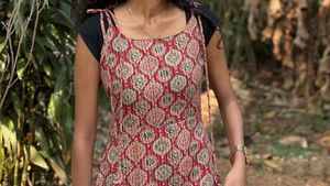 Boho Print Sleeveless Dress