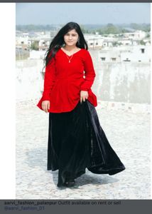 Elegant Red Velvet Top &amp; only to