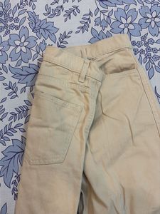 Beige Cargo Pants