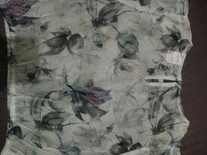 Sheer Floral Crop Top with Puff Sleeves