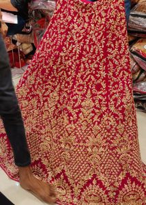 Hot Pink Embroidered Bridal Lehenga