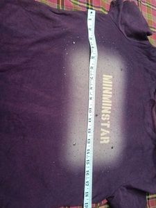 Sparkly Purple T-Shirt with Unique Print