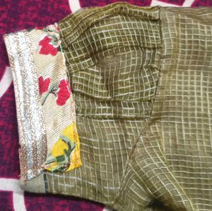 Mustard Full Frock For Kids