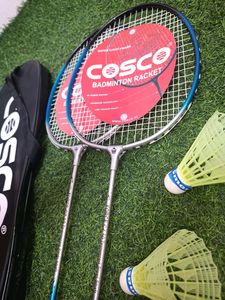 Cosco Racket Set With 2 Cocks Combo