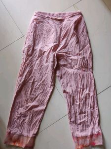 navratri peach organza anarkali with dupatta