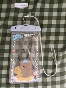 waterproof phone cute bear bag / pouch