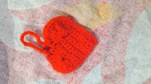 Handmade Crochet ruber band, mobile sling nd