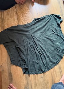 Oversized Dark Green Tunic Top