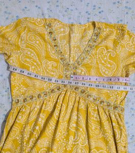 Stylish Yellow Kurta Set with Dupatta