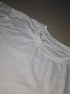 Plain White Cotton T-Shirt