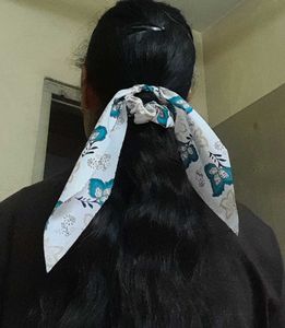Scrunchies with Bows Set of 2