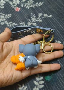 Tom And Jerry themed bag charm