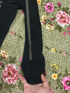 Sparkly Black GAP Tunic Top