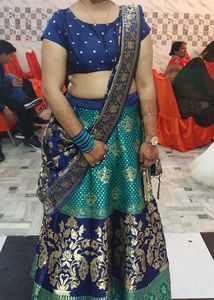 Lehenga - Fully stitched with bangles