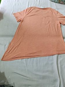 Peach Basic Tee