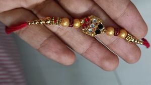 Elegant Rakhi with Stones
