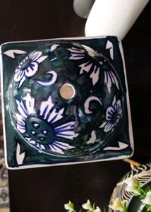 Decorative Tealight Holder with Floral Design