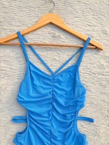 New Blue One Piece Bodysuit