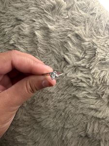 Sparkling Silver Diamond Ring