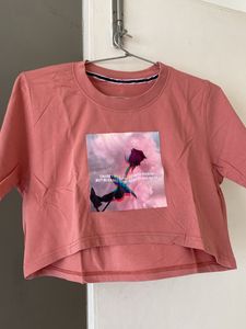 Pink Crop Top