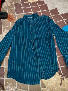 Men's Striped Long Sleeve Casual Shirt