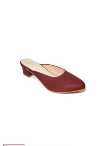 PAIO Amelia Maroon Mule Heels
