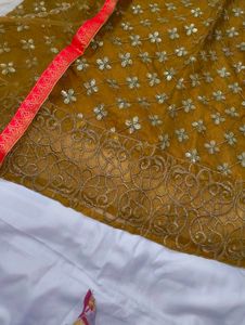 Designer organza pakistani suit