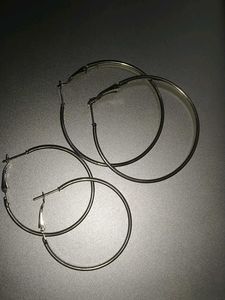 Classic Hoop Earrings Set