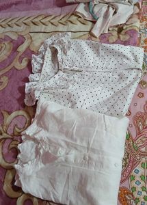 Two White Tops for Women