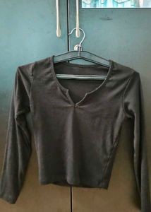 BROWN FITTED TOP 🤎