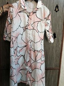 Floral Print Shirt Dress