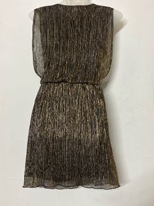 Pintresty Sparkly Metallic Mini Dress