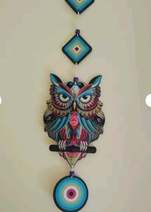 Evil Eye Designer Wooden Wall Hanging