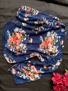 Chic Floral Print Top