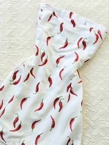 Red chilli Cotton dress 🌶️