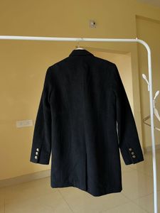 Elegant Black Trench Coat