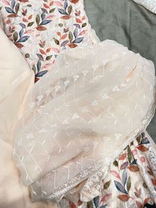 Floral Print Kurta Set with Dupatta