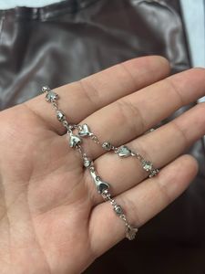 Silver Heart Charm Necklace