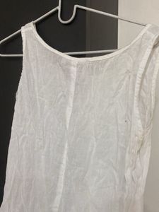 Chic White Sleeveless Dress