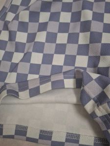 Checkerboard Crop Tank Top