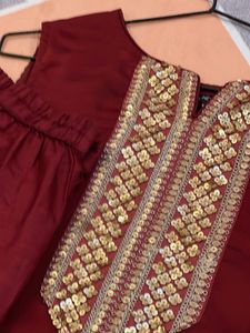 Elegant Red Coat Set for Women | Stylish &amp; Trendy