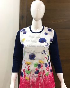 Blue Casual Wear Top
