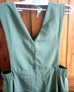 Solid A Line Dress