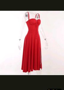 Newme Stunning Red Maxi Dress