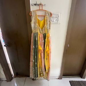 diwali offer !!Rainbow Sequin Gown grab soon