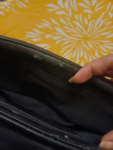 Mango Chic Black  Bag with Gold Chain