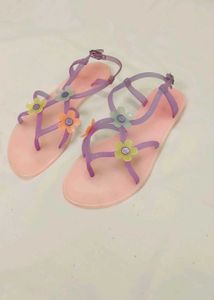 Cute Flower Jelly Sandals